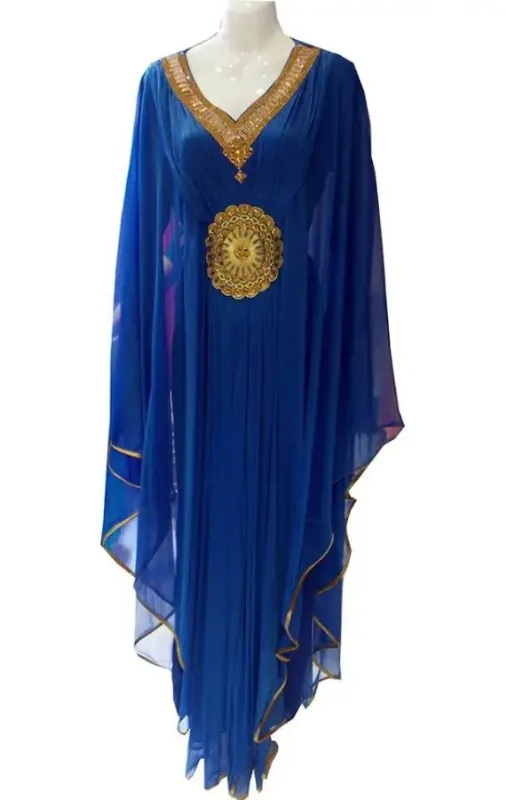 Picture of Radhe Designer Multicolor Georgette Kaftan Dress for Women - F9160