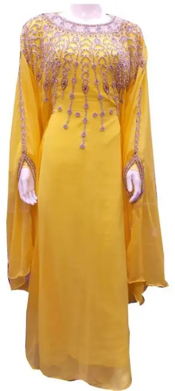 Picture of Radhe Designer Multicolor Georgette Kaftan Dress for Women - F9161
