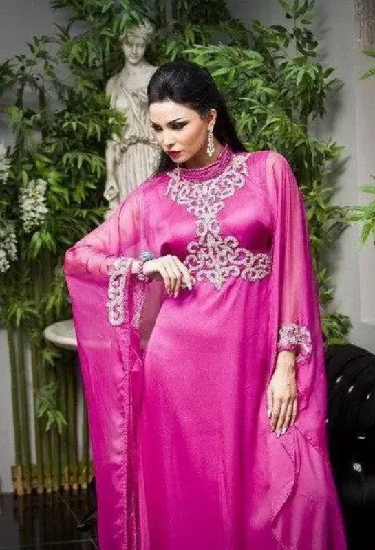 Picture of Radhe Designer Multicolor Georgette Kaftan Dress for Women - F9163