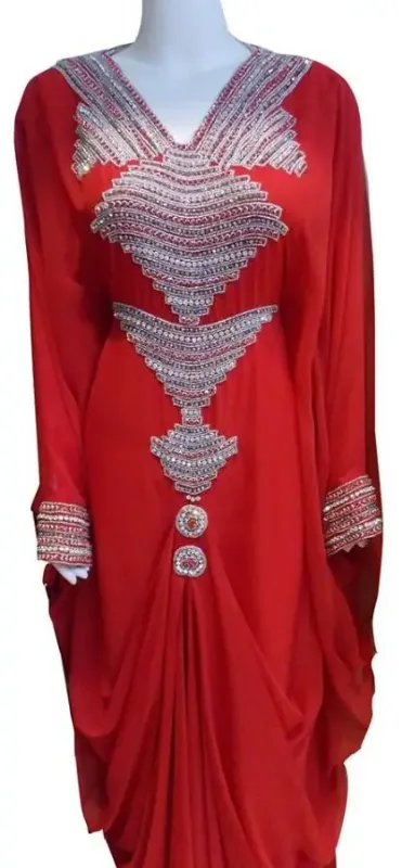 Picture of Radhe Designer Multicolor Georgette Kaftan Dress for Women - F9169
