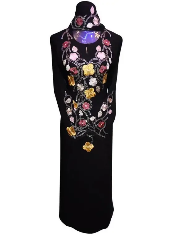 Picture of Radhe Designer White Georgette Kaftan Dress for Women - F7763