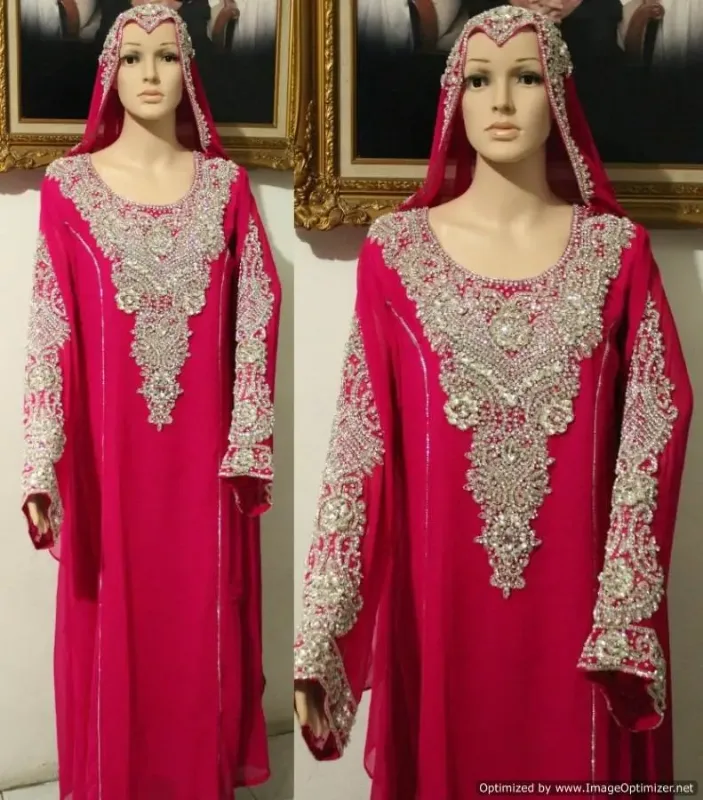 Picture of Radhe Designer Black Georgette Kaftan Dress for Women - F7771