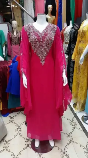 Picture of farasha fancy dress dubai kaftan party wear go,f1623