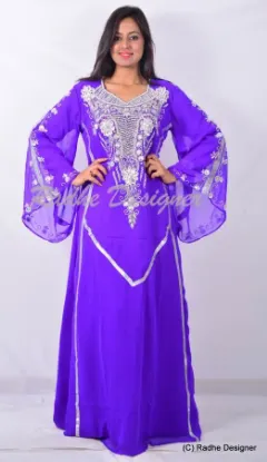 Picture of farasha fancy kaftan dress abaya jilbab kheleeji se ,y1