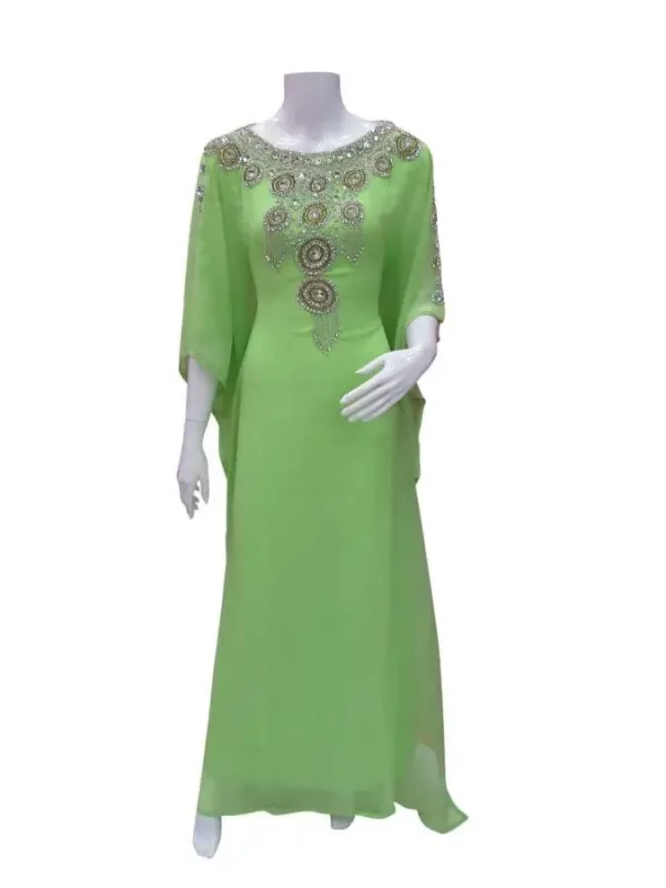 Picture of Radhe Designer Black Georgette Kaftan Dress for Women - F3743