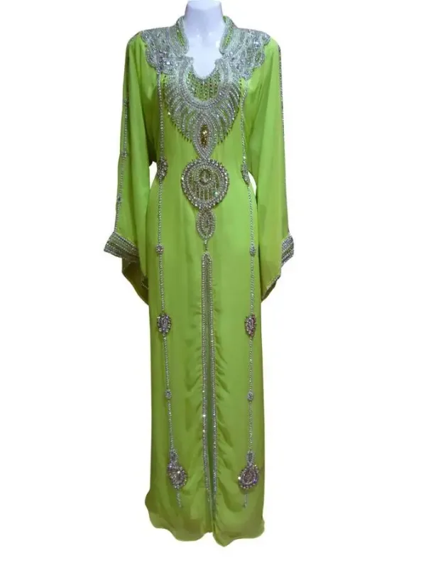 Picture of Radhe Designer Multicolor Georgette Kaftan Dress for Women - F3800