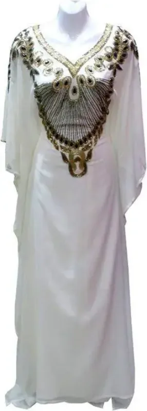 Picture of Radhe Designer Multicolor Georgette Kaftan Dress for Women - F7785