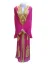 Picture of Yellow Georgette Kaftan Dress for Women - Look 7400