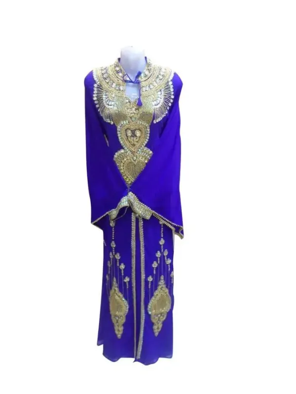 Picture of Radhe Designer Black Georgette Kaftan Dress for Women - F3807