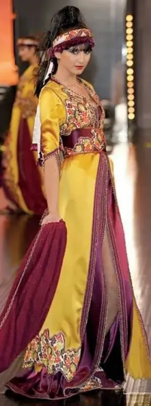 Picture of Radhe Designer Multicolor Georgette Kaftan Dress for Women - F7800