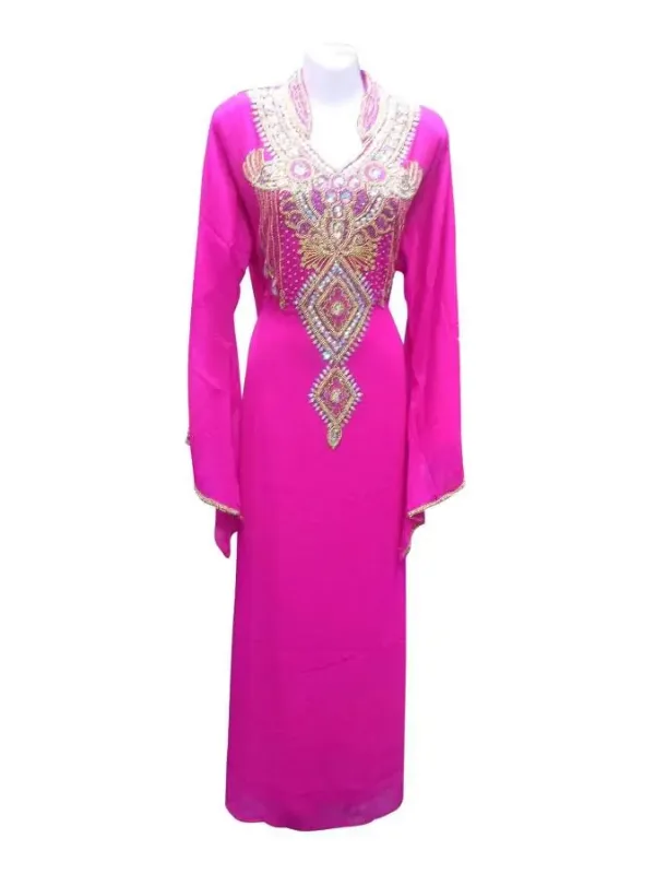 Picture of Radhe Designer Black Georgette Kaftan Dress for Women - F3828