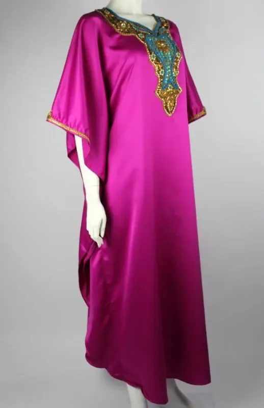 Picture of Radhe Designer Black Georgette Kaftan Dress for Women - F7809