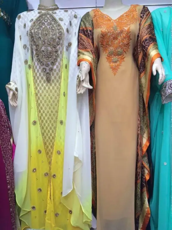 Picture of Radhe Designer Multicolor Georgette Kaftan Dress for Women - F3821