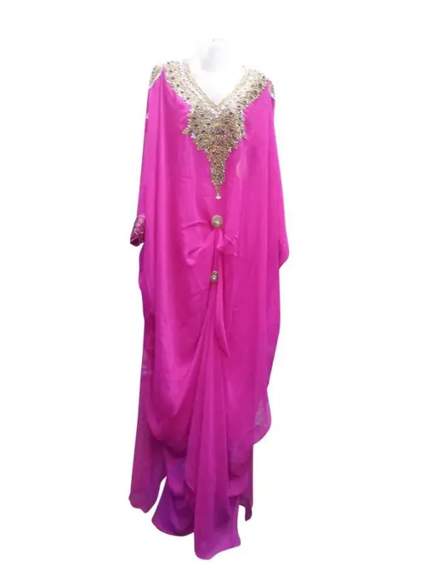 Picture of Radhe Designer Multicolor Georgette Kaftan Dress for Women - F3835
