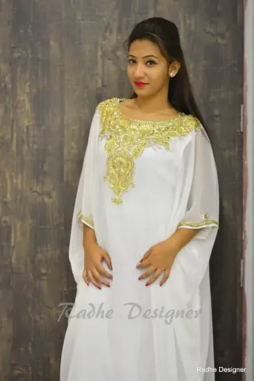 Picture of farasha jilbab jalabiya maxi caftan modern fancy women 