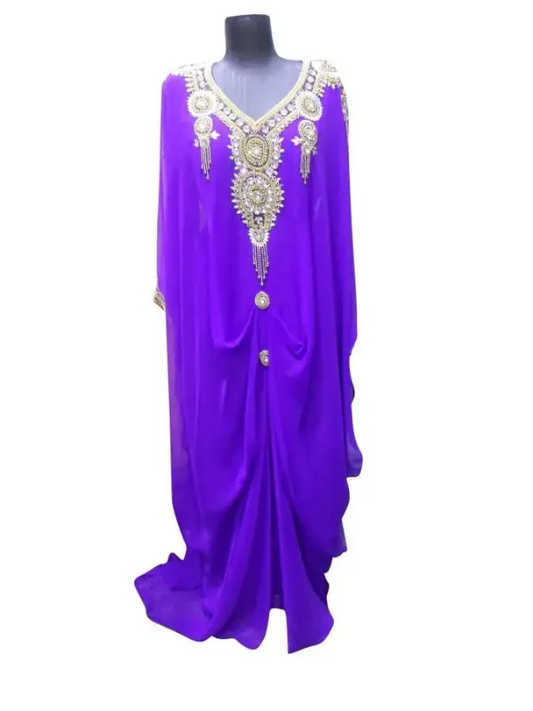 Picture of Radhe Designer Multicolor Georgette Kaftan Dress for Women - F3836