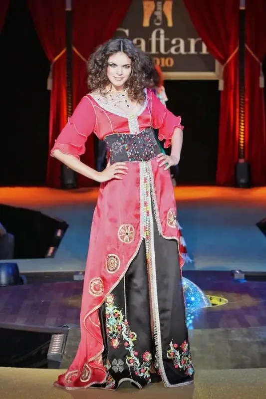 Picture of Radhe Designer Multicolor Georgette Kaftan Dress for Women - F7829