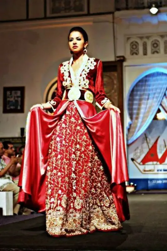 Picture of Radhe Designer Pink Cotton Kaftan Dress for Women - F7878