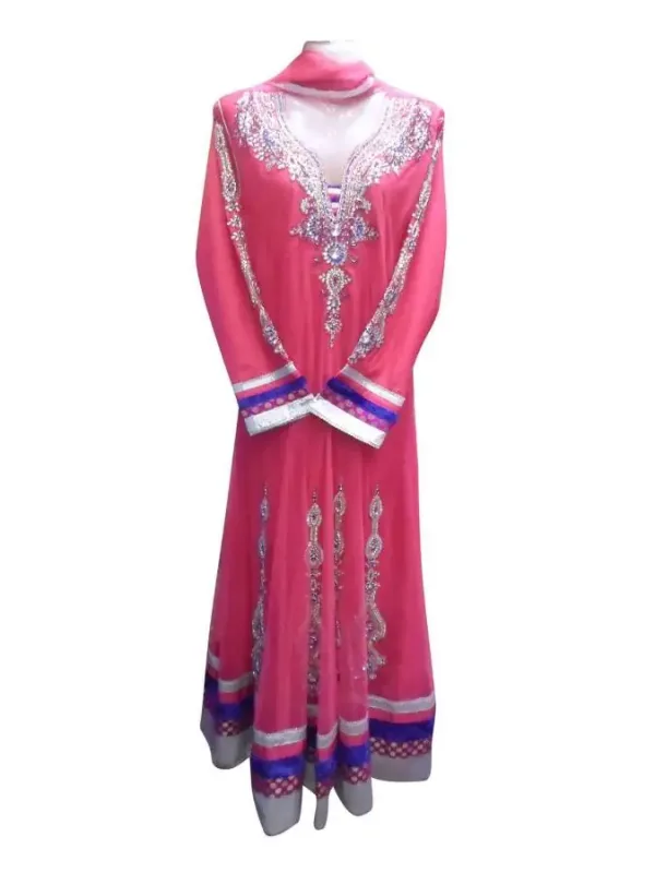Picture of Radhe Designer Blue Georgette Kaftan Dress for Women - F3738