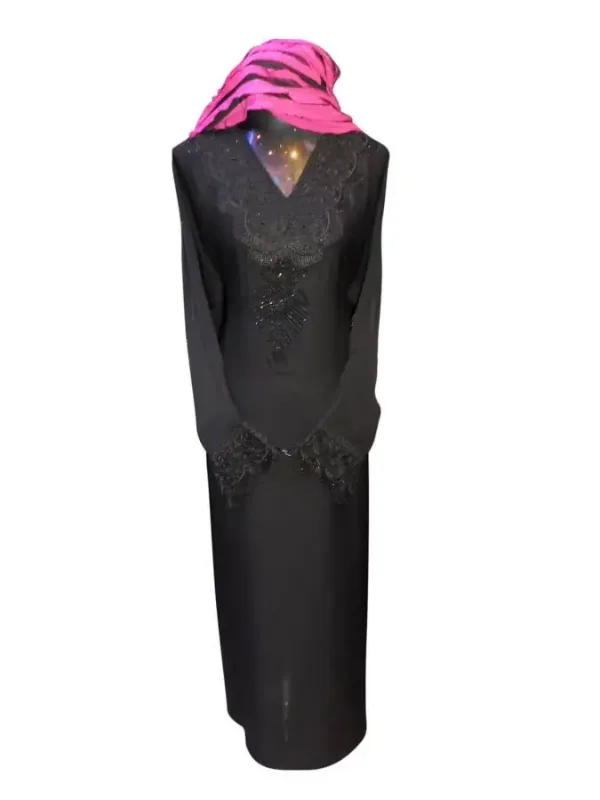 Picture of Radhe Designer Purple Georgette Kaftan Dress for Women - F3849