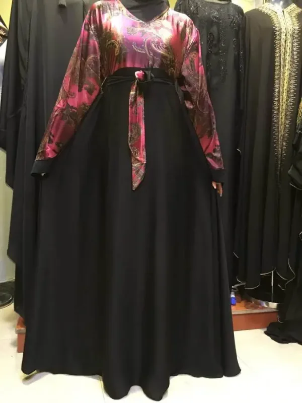 Picture of Radhe Designer Multicolor Georgette Kaftan Dress for Women - F7833