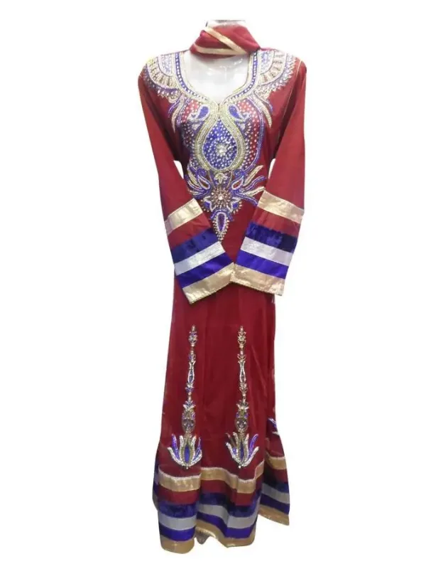 Picture of Radhe Designer Multicolor Georgette Kaftan Dress for Women - F3735
