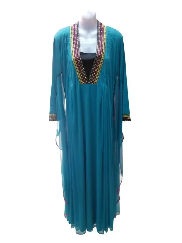 Picture of Radhe Designer Multicolor Georgette Kaftan Dress for Women - F3856