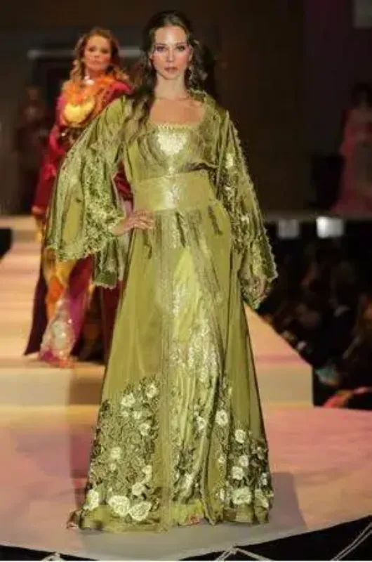 Picture of Radhe Designer Multicolor Georgette Kaftan Dress for Women - F7837