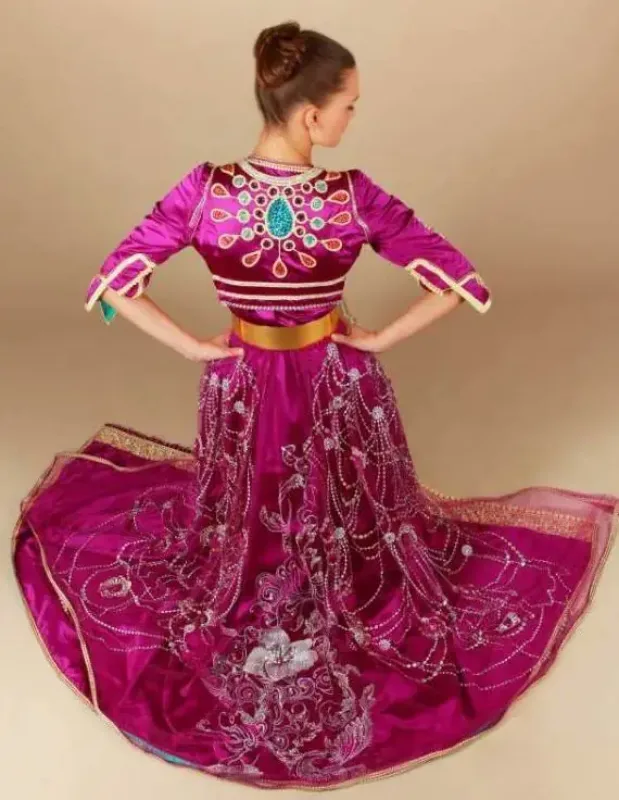 Picture of Radhe Designer Multicolor Georgette Kaftan Dress for Women - F7835