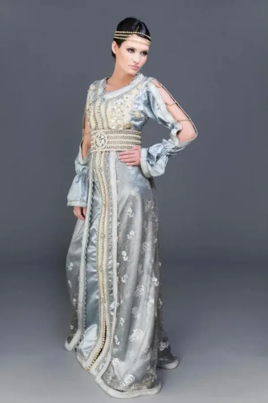 Picture of Radhe Designer Multicolor Georgette Kaftan Dress for Women - F9135