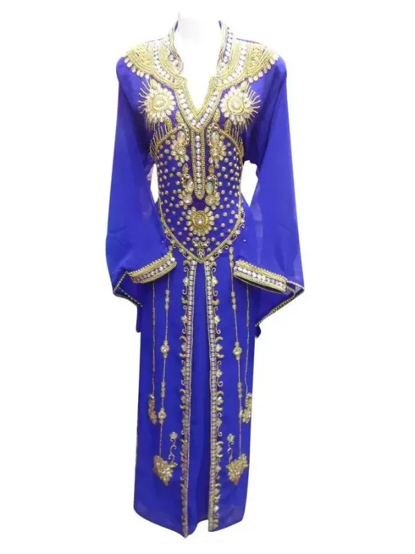 Picture of Radhe Designer Multicolor Georgette Kaftan Dress for Women - F3737