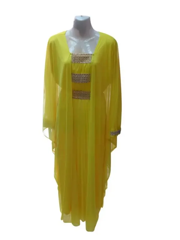 Picture of Radhe Designer Multicolor Georgette Kaftan Dress for Women - F3854
