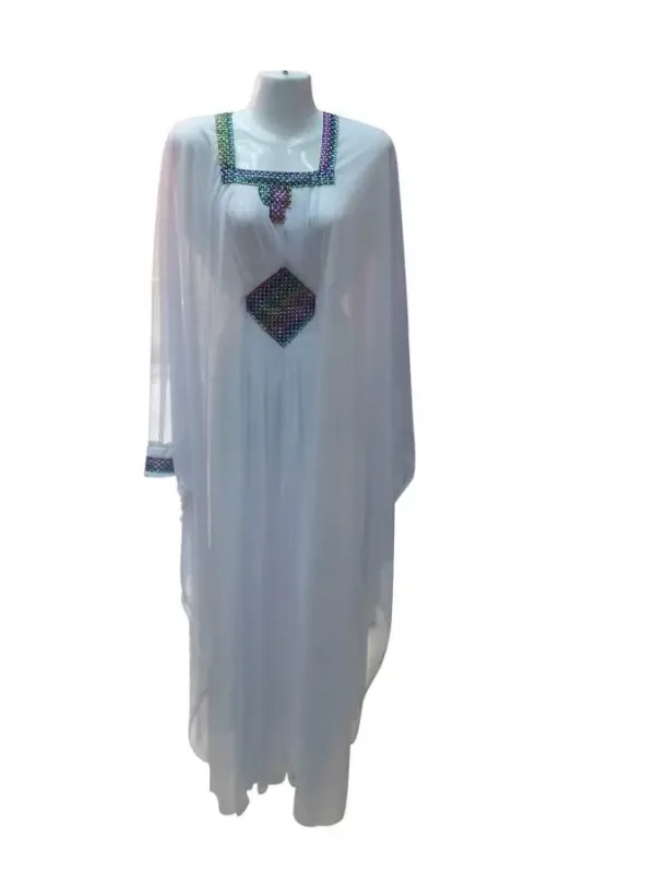 Picture of Radhe Designer Blue Georgette Kaftan Dress for Women - F3857