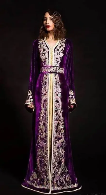 Picture of Radhe Designer Multicolor Georgette Kaftan Dress for Women - F7858