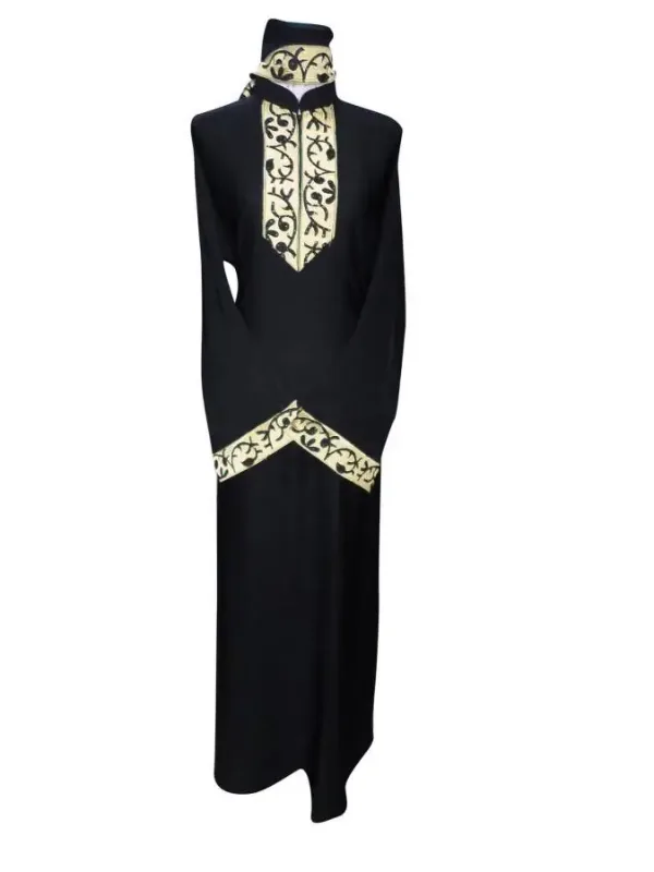 Picture of Radhe Designer Black Georgette Kaftan Dress for Women - F3875