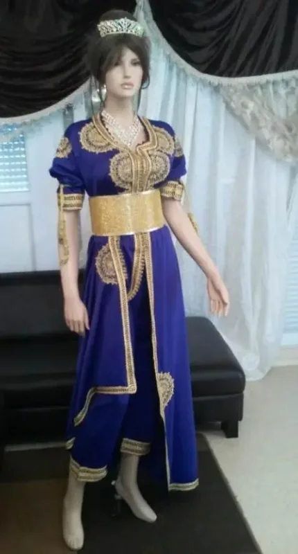 Picture of Radhe Designer Multicolor Georgette Kaftan Dress for Women - F7871