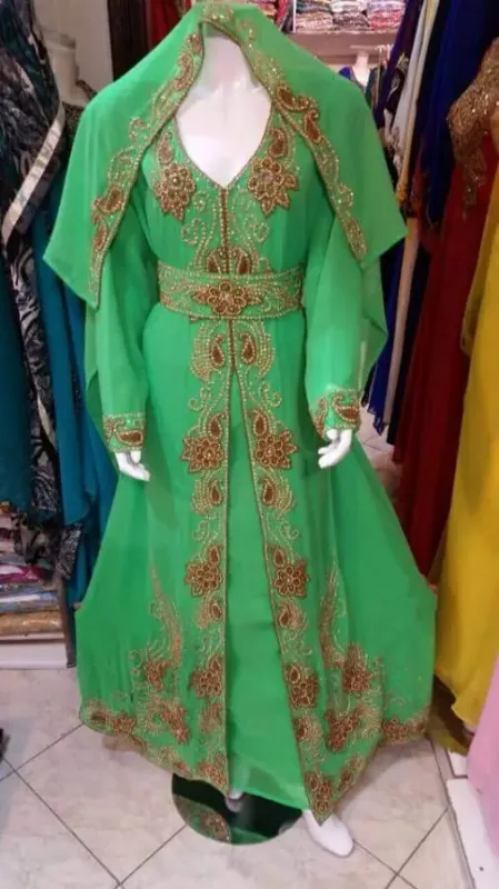 Picture of Radhe Designer Multicolor Georgette Kaftan Dress for Women - F3899