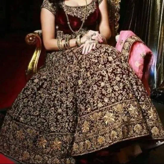 Picture of heavy lehenga choli multi sequence work bollywood styli