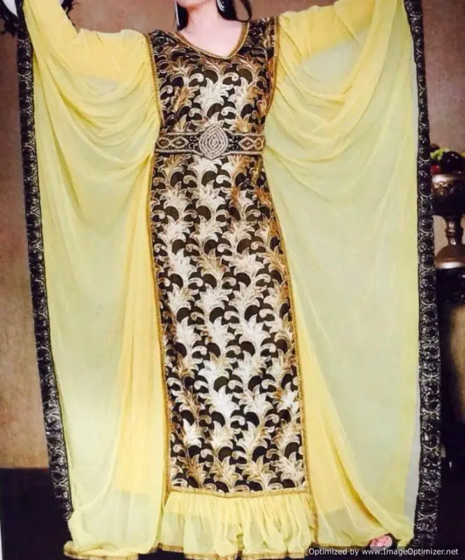 Picture of Radhe Designer Pink Cotton Kaftan Dress for Women - F3744
