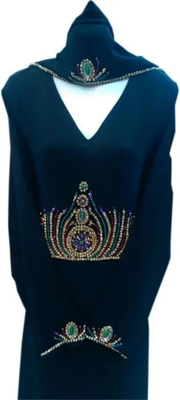 Picture of Radhe Designer Multicolor Georgette Kaftan Dress for Women - F7900