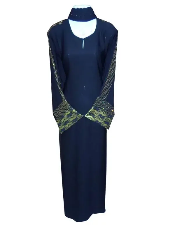 Picture of Radhe Designer White Georgette Kaftan Dress for Women - F3929