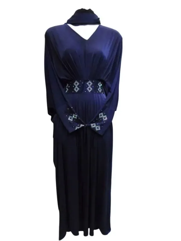 Picture of Radhe Designer Blue Georgette Kaftan Dress for Women - F3925