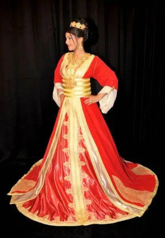 Picture of Radhe Designer Multicolor Georgette Kaftan Dress for Women - F9130