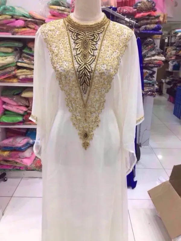 Picture of Radhe Designer Multicolor Georgette Kaftan Dress for Women - F3855