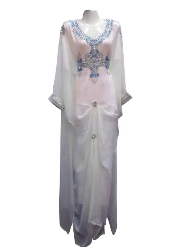Picture of Radhe Designer Multicolor Georgette Kaftan Dress for Women - F3834