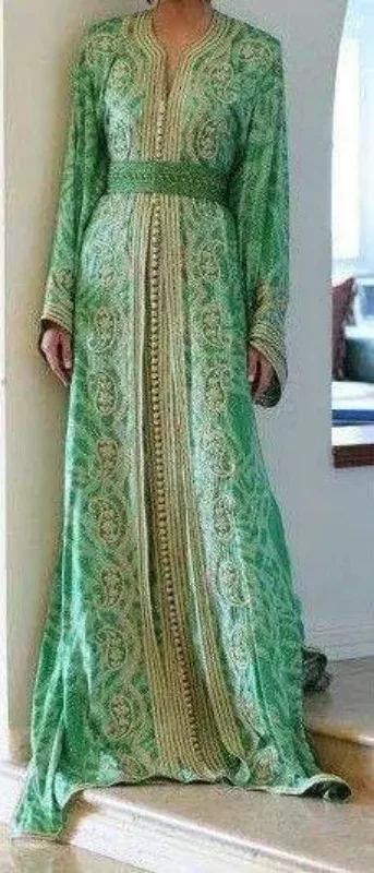 Picture of Radhe Designer Multicolor Georgette Kaftan Dress for Women - F7818