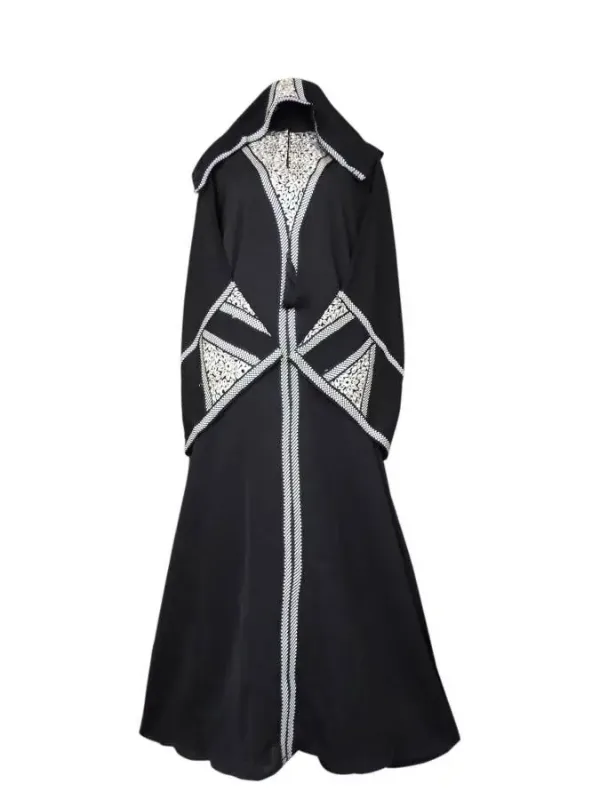 Picture of Radhe Designer Black Georgette Kaftan Dress for Women - F3773