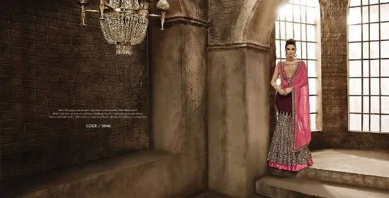 Picture of voguemart wedding designer latest white lehenga choli ,