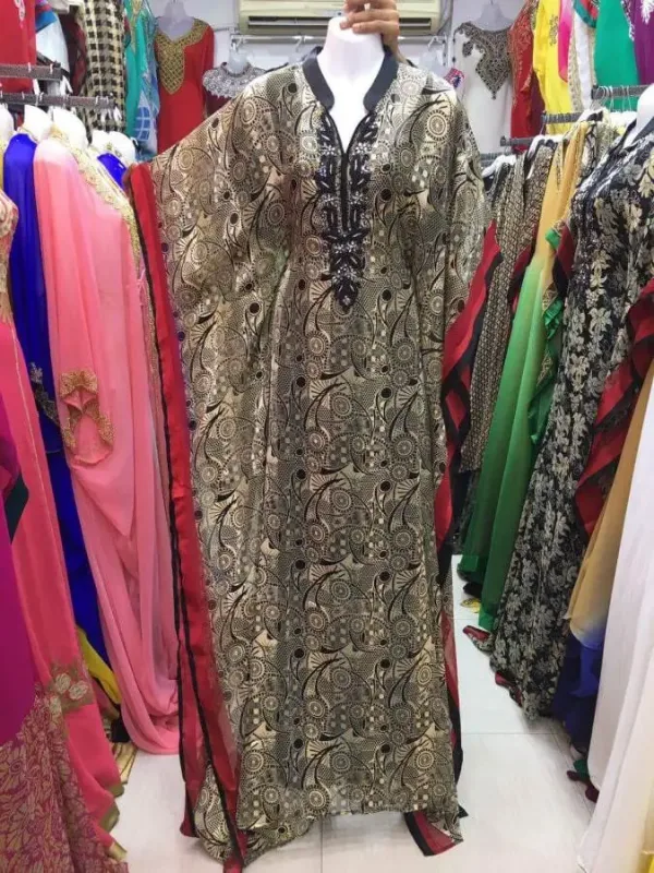 Picture of Radhe Designer Blue Georgette Kaftan Dress for Women - F1844