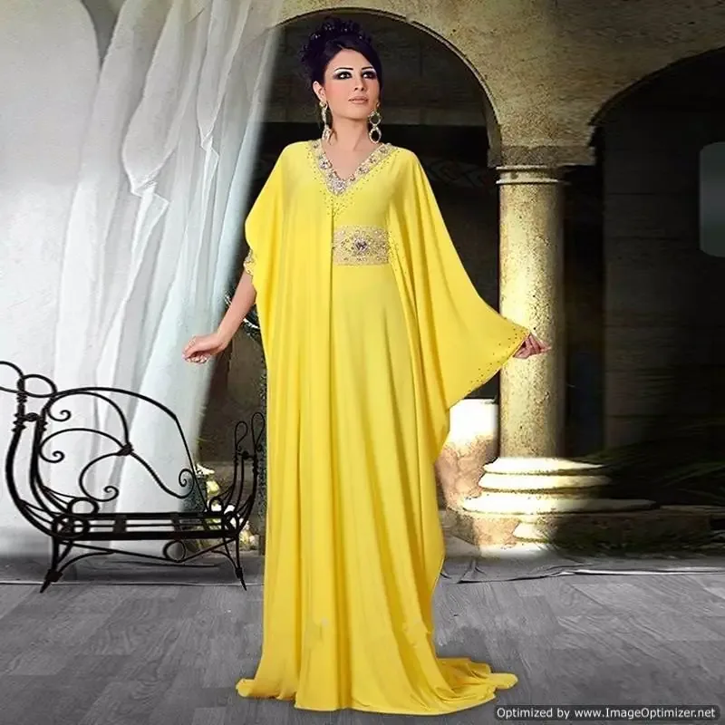 Picture of Radhe Designer Pink Cotton Kaftan Dress for Women - F10611